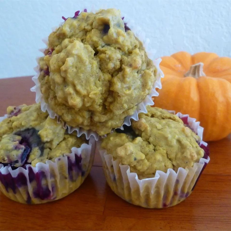 Blueberry Pumpkin Muffins