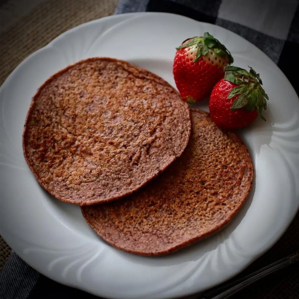 Strawberry Oat Chocolate Chip Greek Yogurt Pancakes