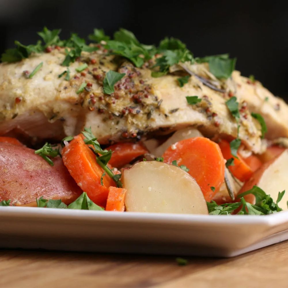 Easy Foil-Pack Lemon And Rosemary Chicken Dinner