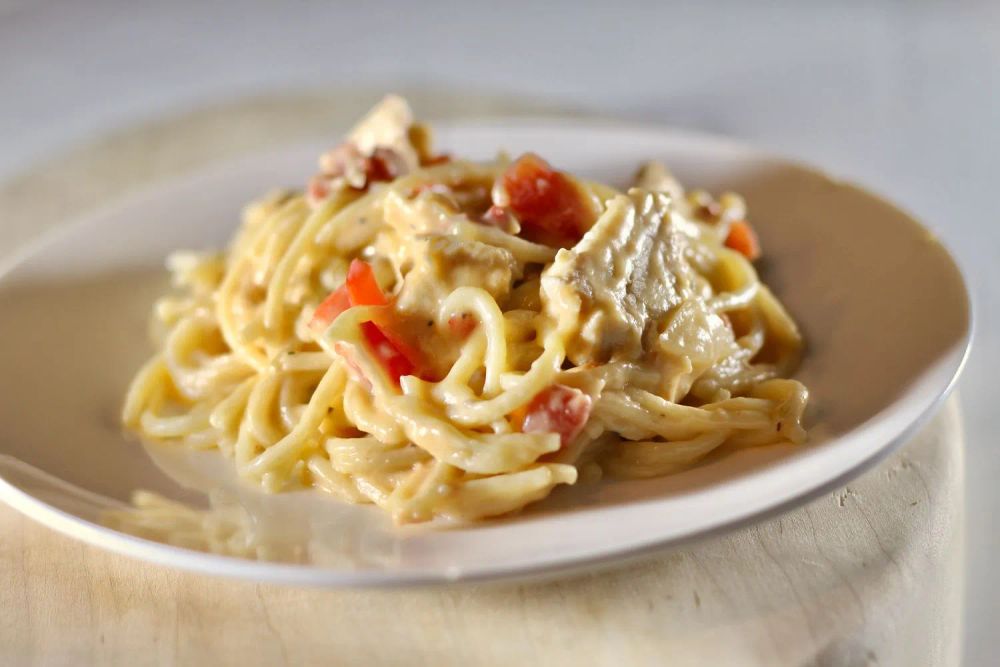 Creamy Chicken Spaghetti