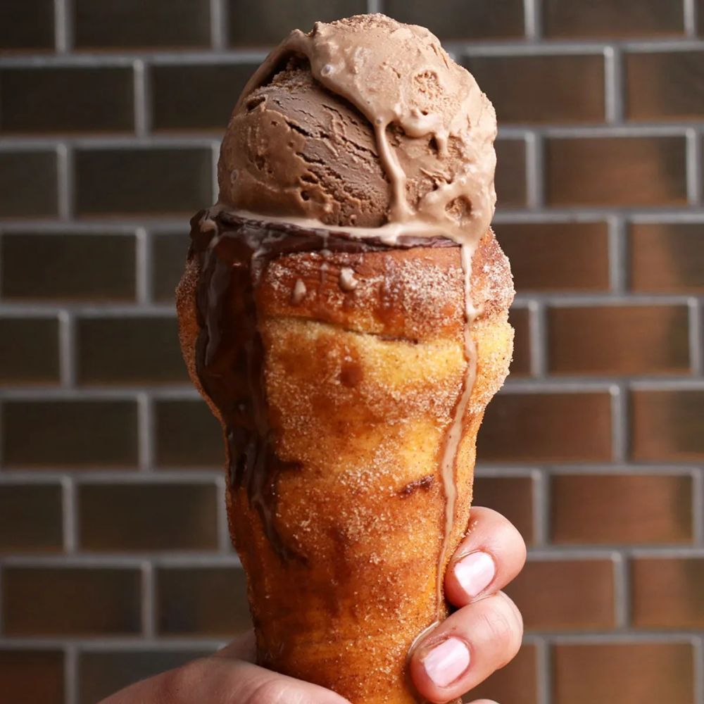 Cinnamon Sugar Donut Cones