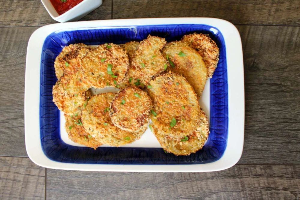 Baked "Fried" Breaded Eggplant