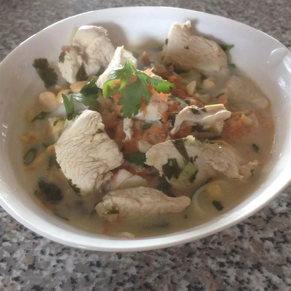 Chicken in Lemongrass Coconut Broth