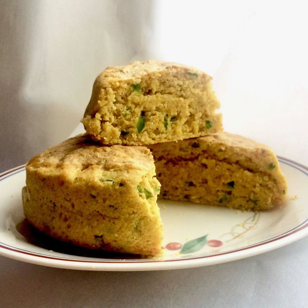 Vegan Jalapeno Cornbread in the Air Fryer