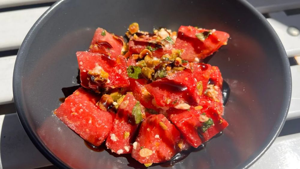 Watermelon Pistachio Salad