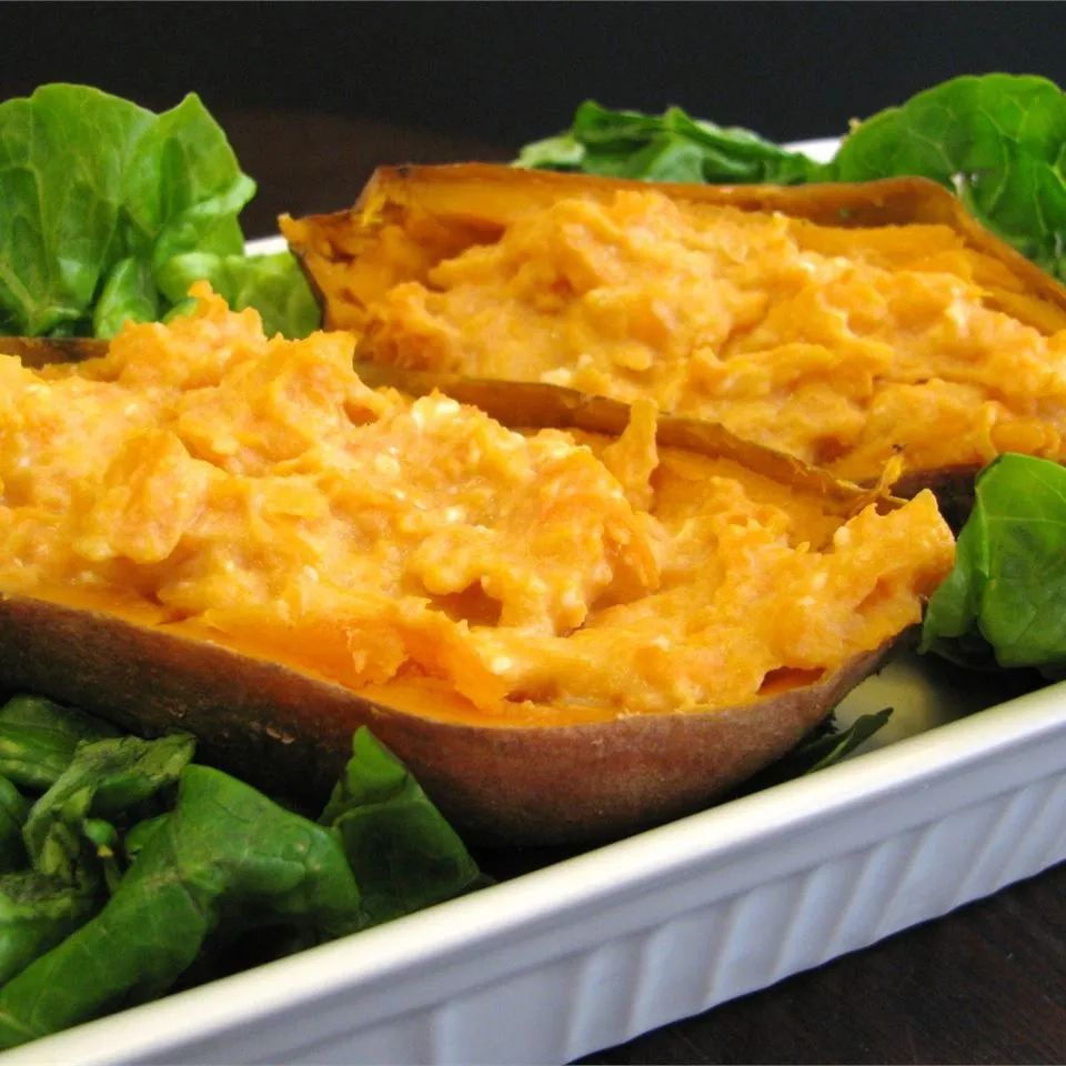 Twice Baked Sweet Potatoes