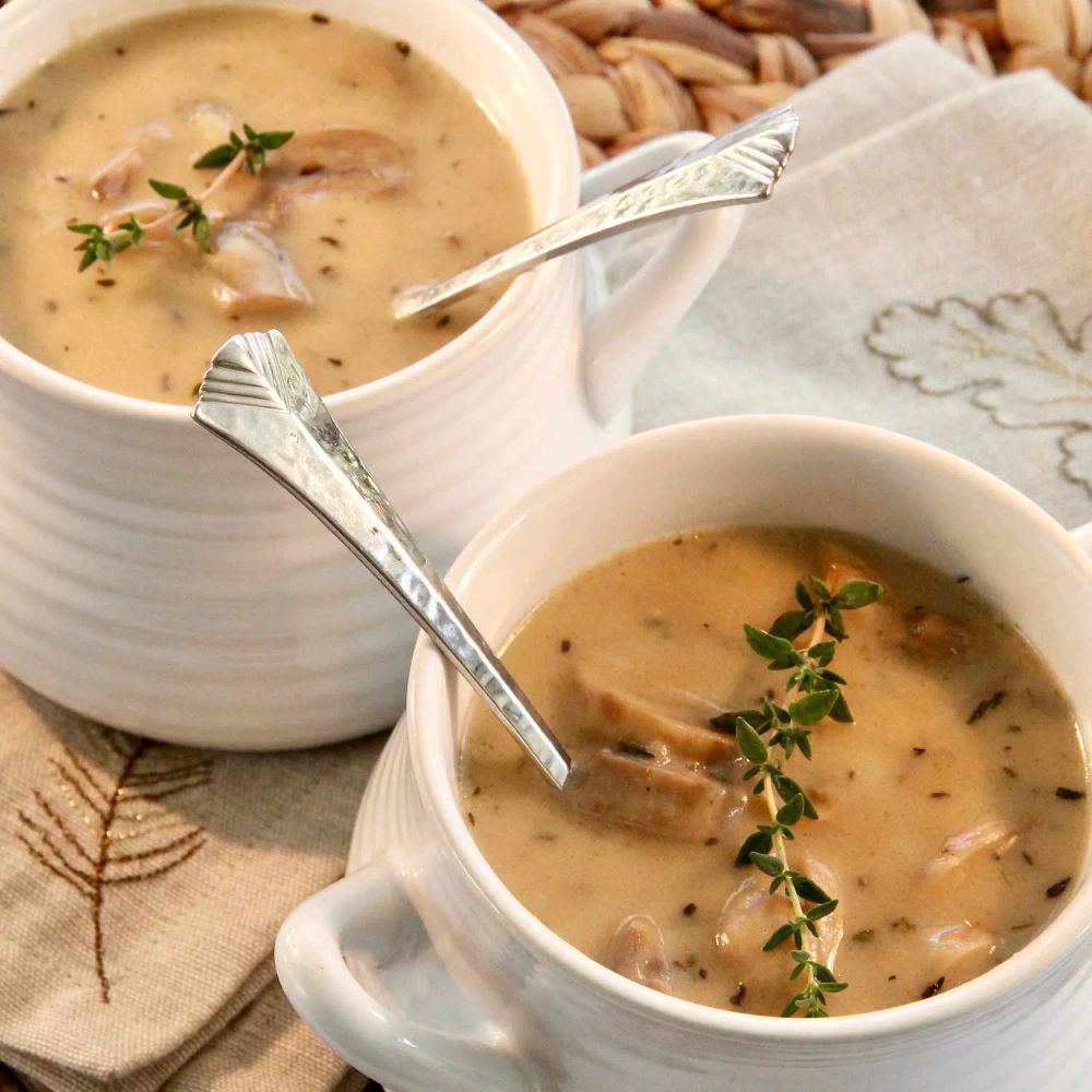 Instant Pot Creamy Mushroom Soup