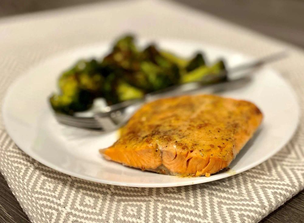 Instant Pot Honey-Mustard Salmon from Frozen