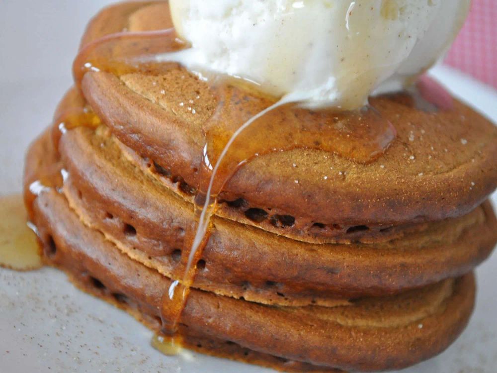 Grandma's Gingerbread Pancakes