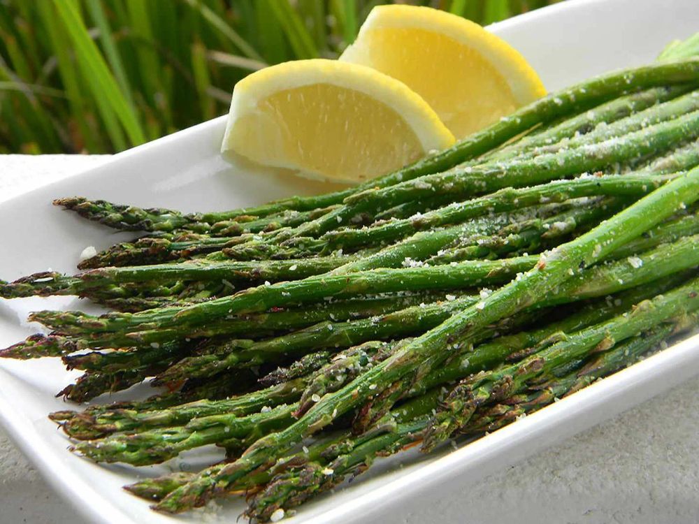 Grilled Lemon Parmesan Asparagus