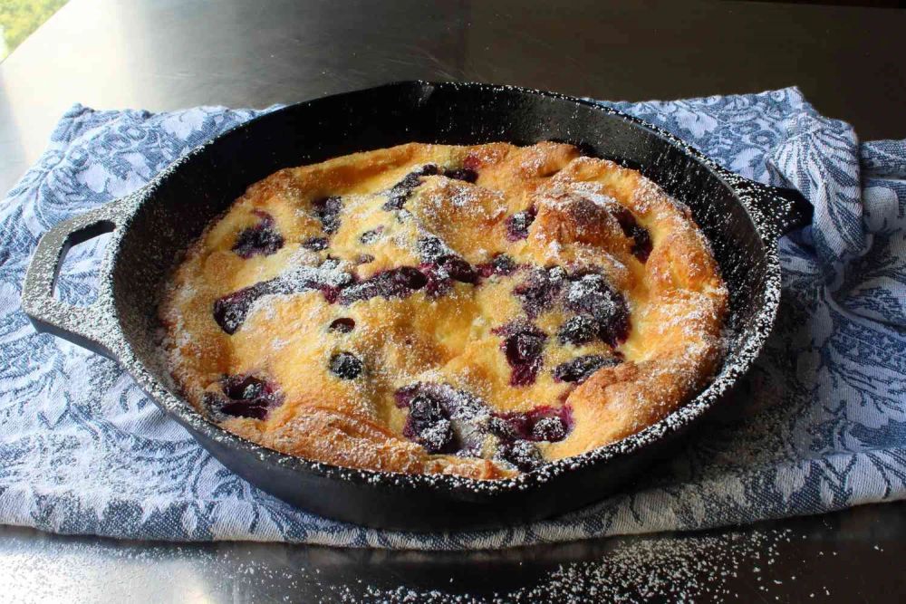 Chef John's Blueberry Dutch Baby