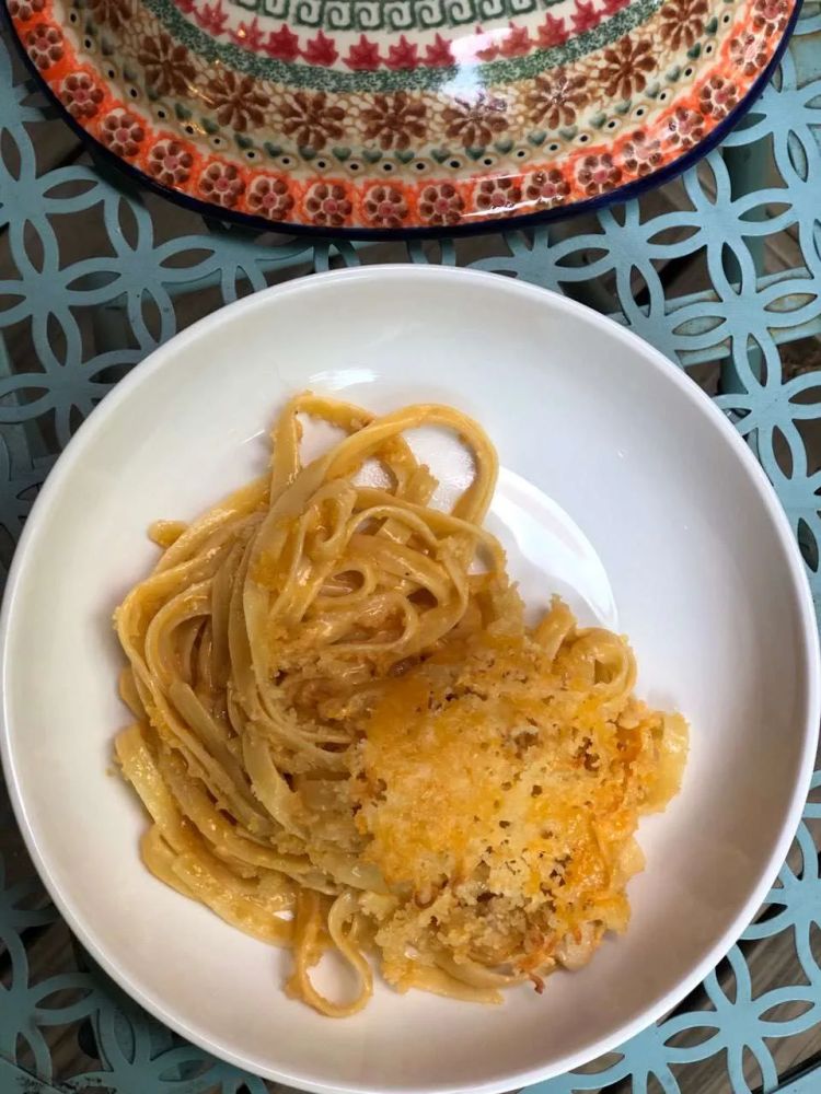 Buffalo Chicken Pasta Bake