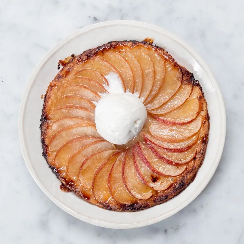 Sugar-Glazed Apple Tart