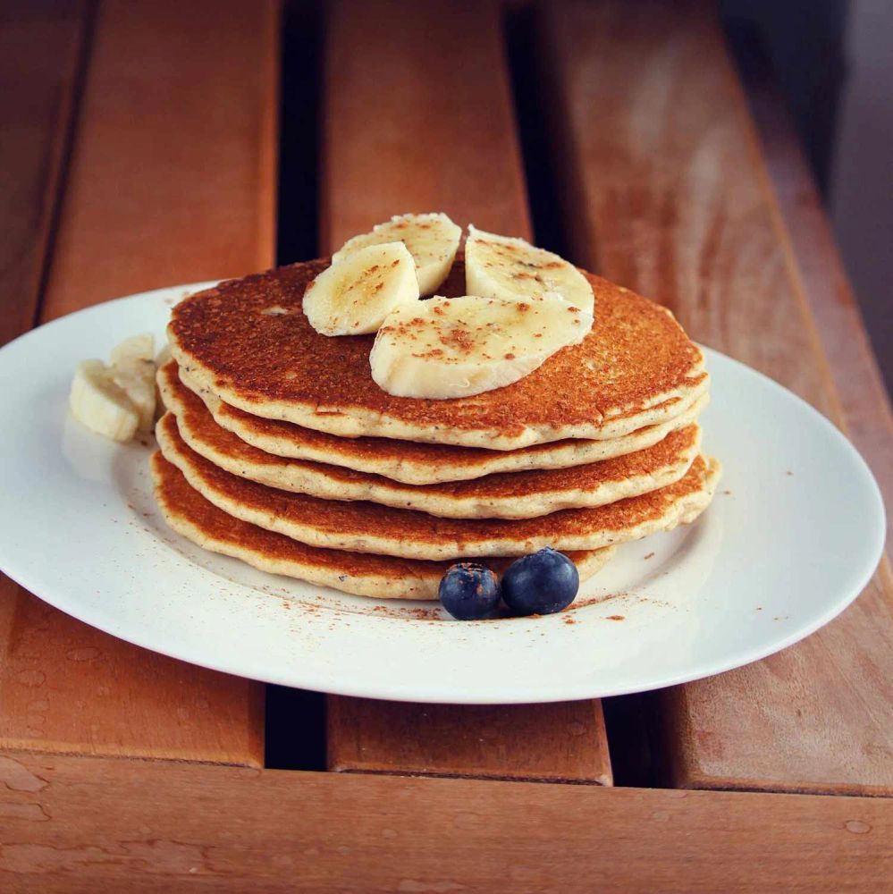 Sourdough and Banana Pancakes