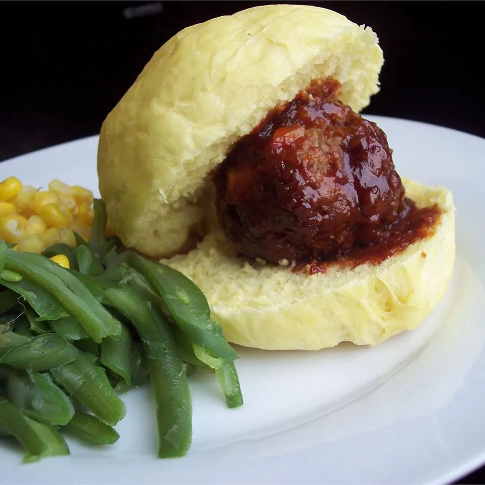 BBQ Glazed Homemade Meatballs