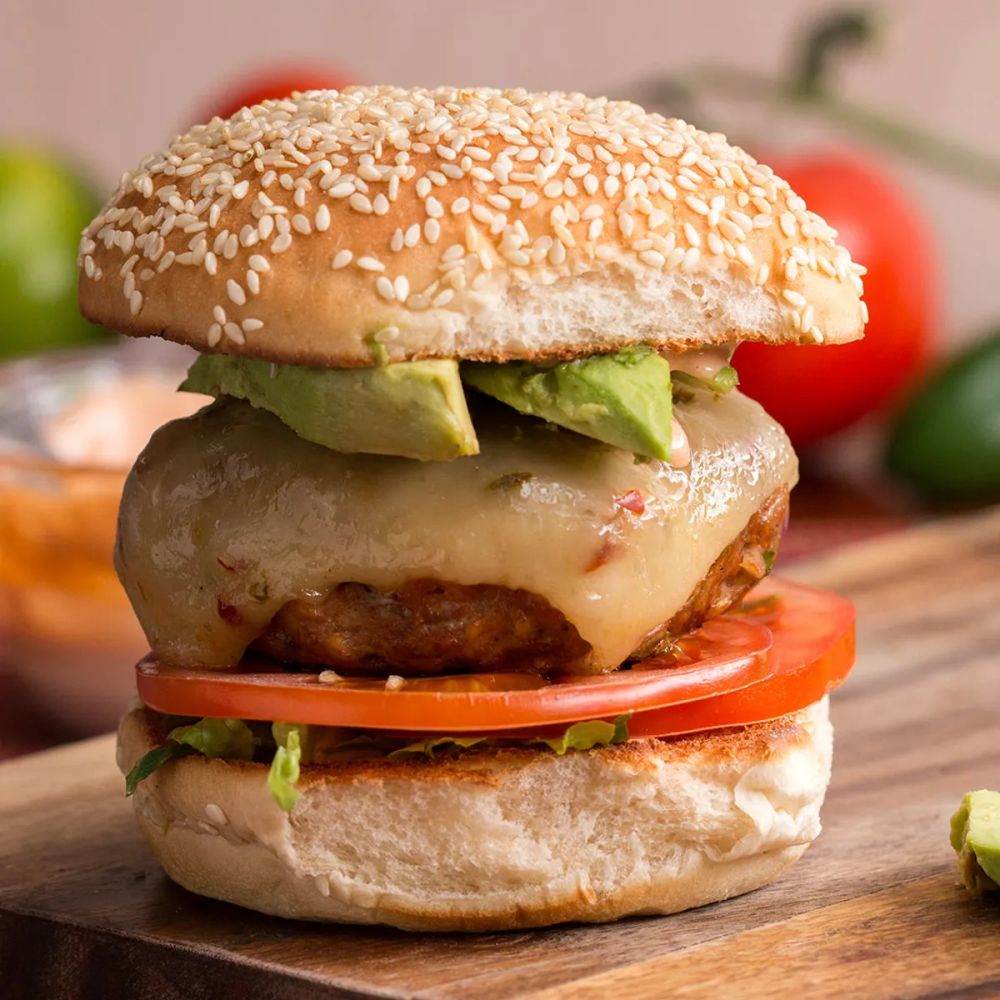 Spicy Southwestern-Style Turkey Burgers