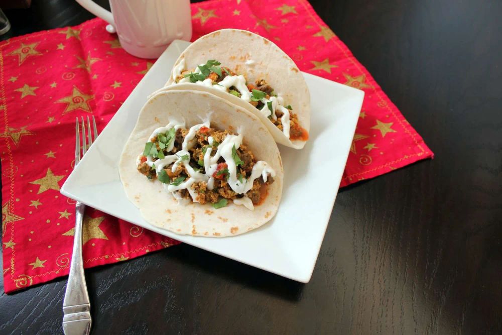 Vegetarian Breakfast Tacos