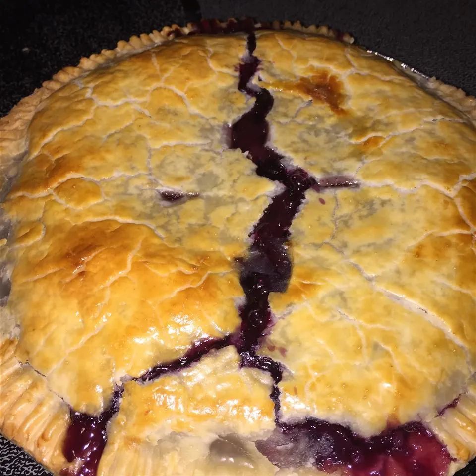 Ultimate Gooey Blueberry Pie