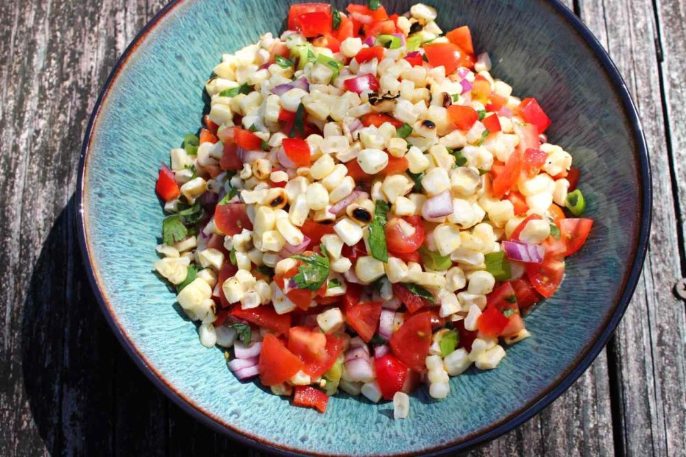 Easy Grilled Corn Salad