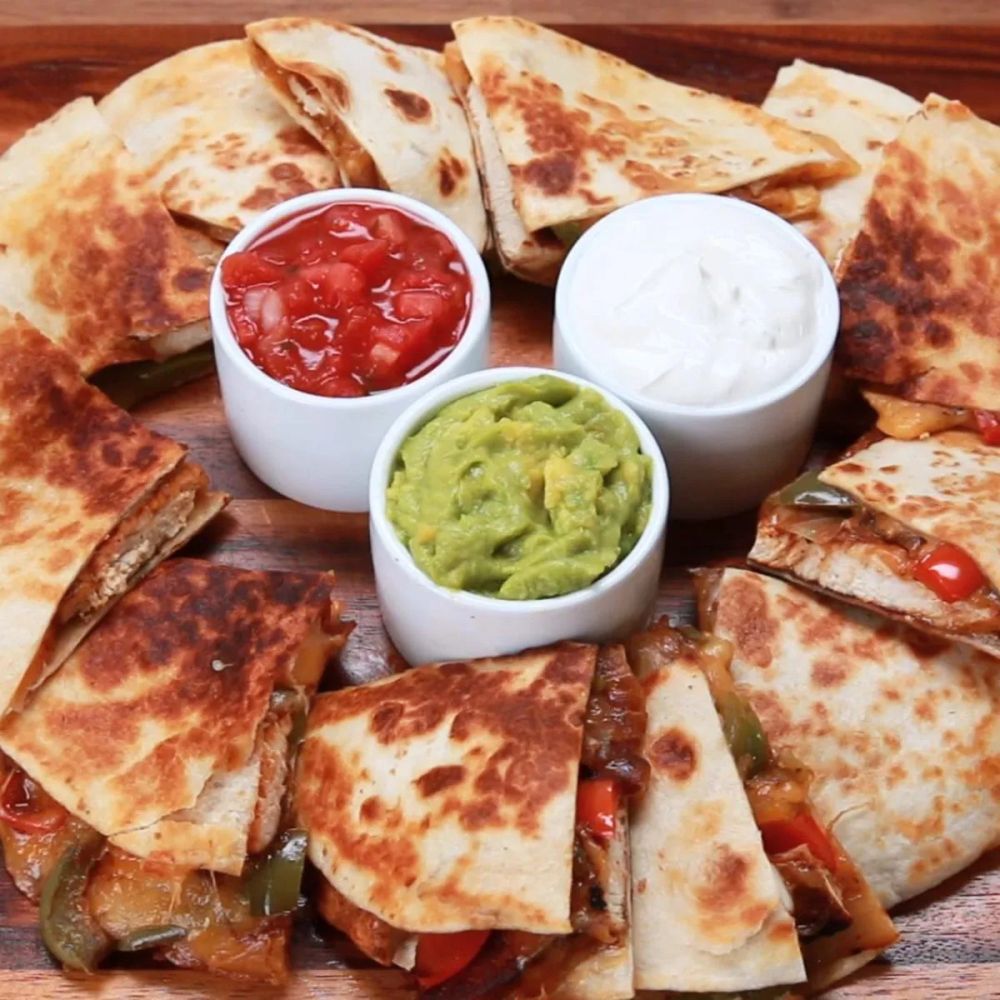 Chicken Fajita Quesadillas