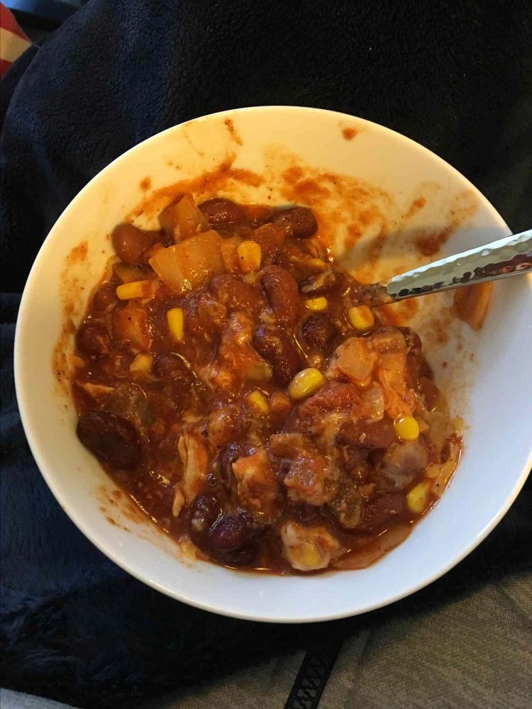 Slow Cooker Chicken Thigh Chili