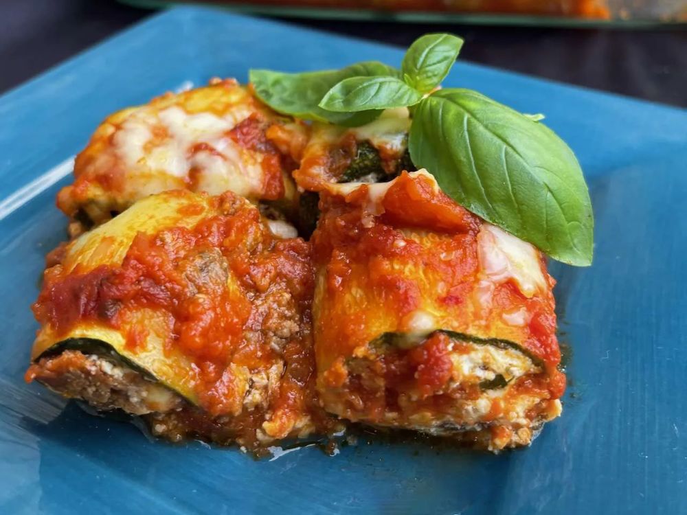 Zucchini Lasagna Rolls