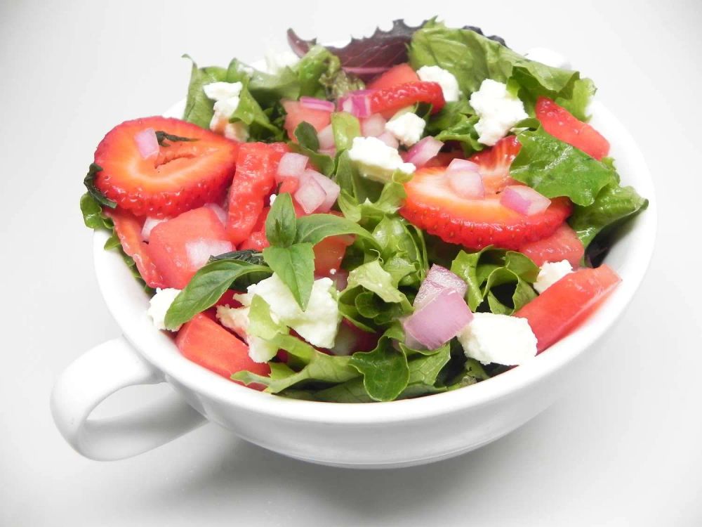 Sweet and Peppery Watermelon Salad