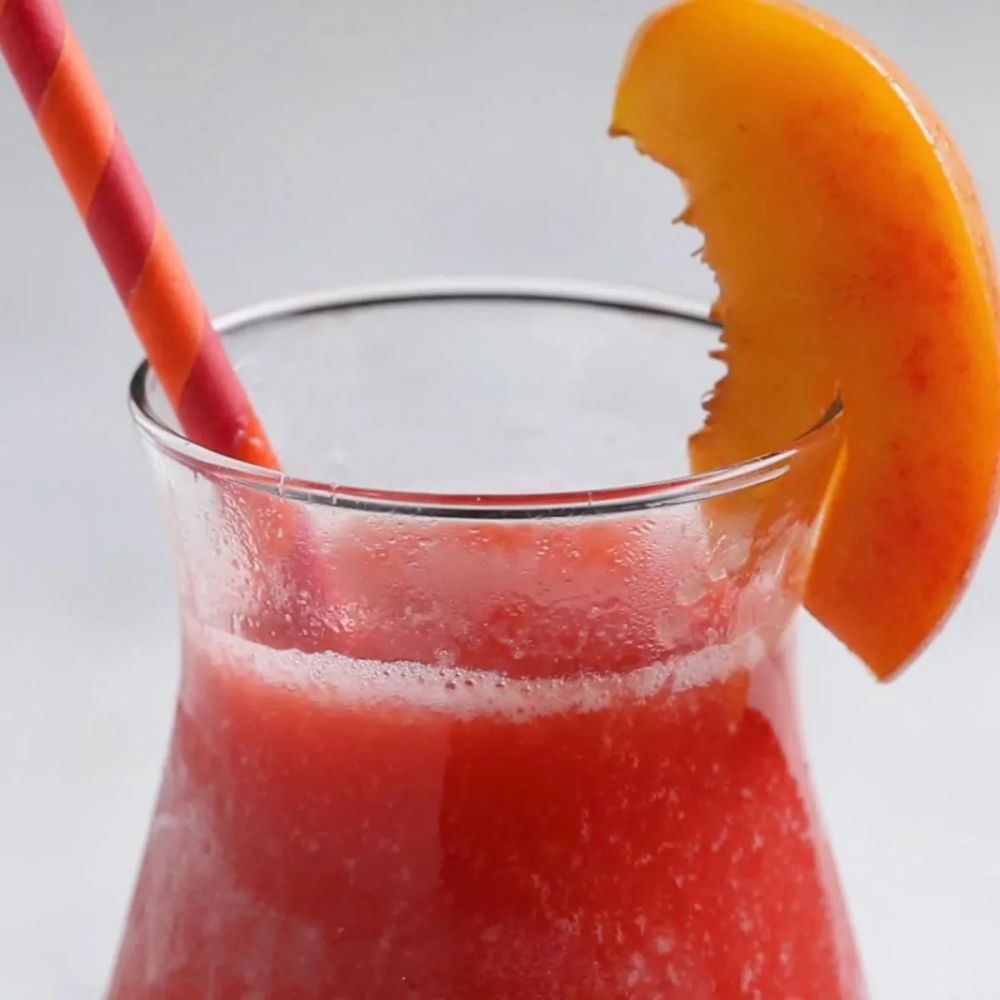 Raspberry Peach Frozen Sangria