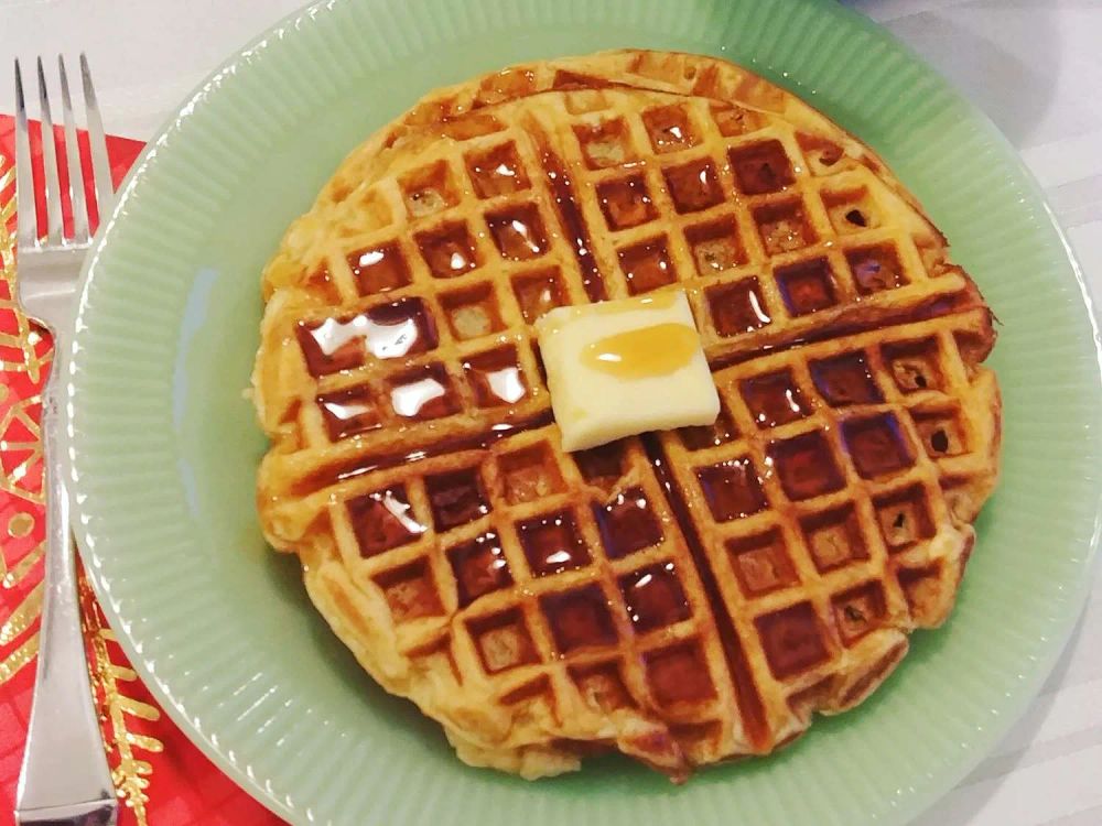 Eggnog Waffles