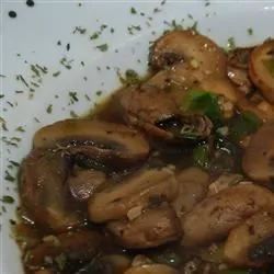 Mushrooms in White Wine Sauce