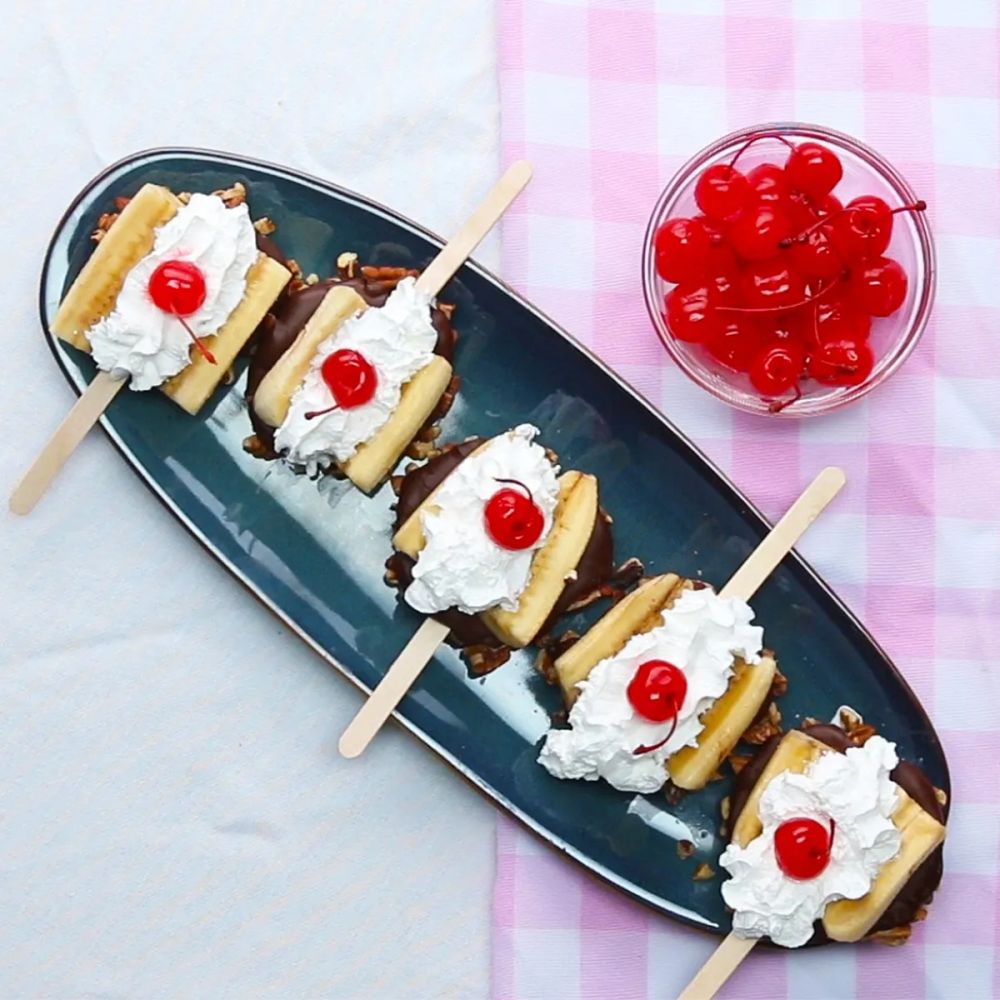 Banana Split On A Stick