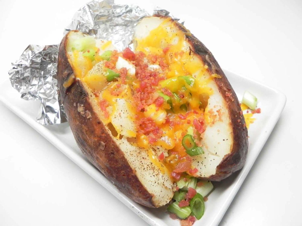 Baked Potatoes on the Grill