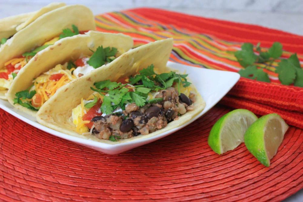 Corned Beef Hash Breakfast Tacos