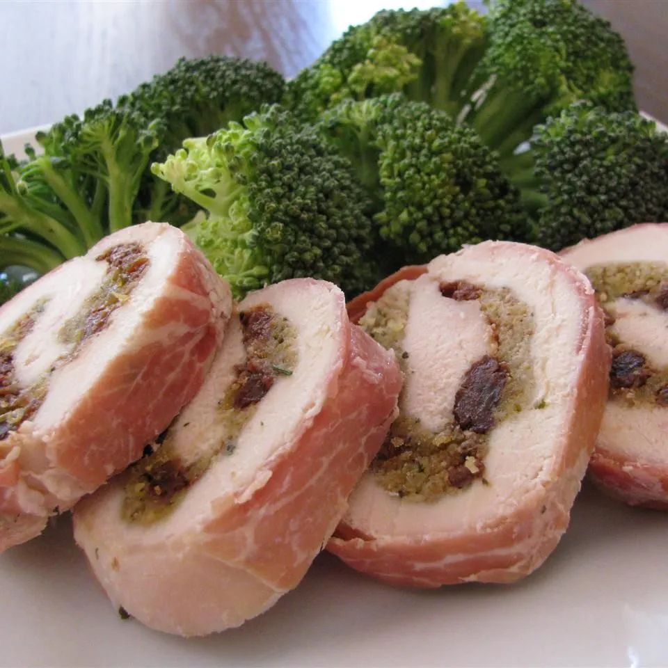 Prosciutto-Wrapped Cherry-Stuffed Chicken Breasts