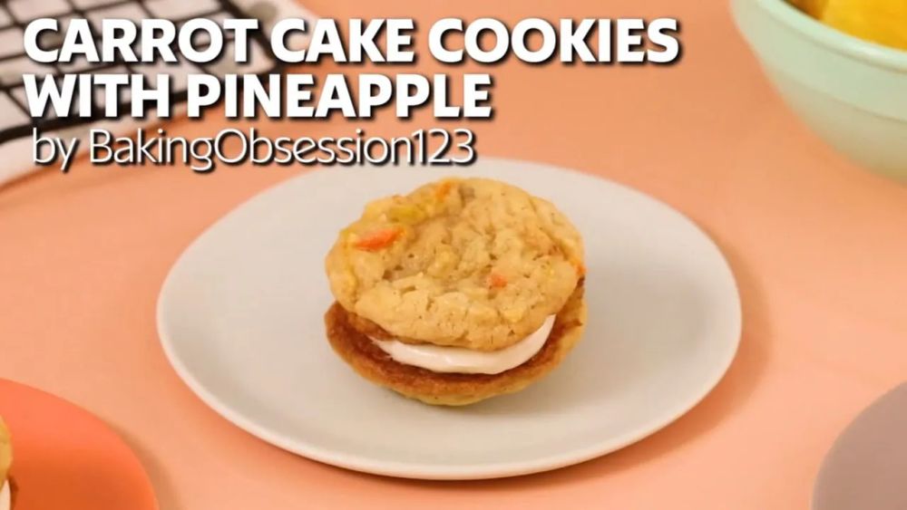 Carrot Cake Cookies with Pineapple