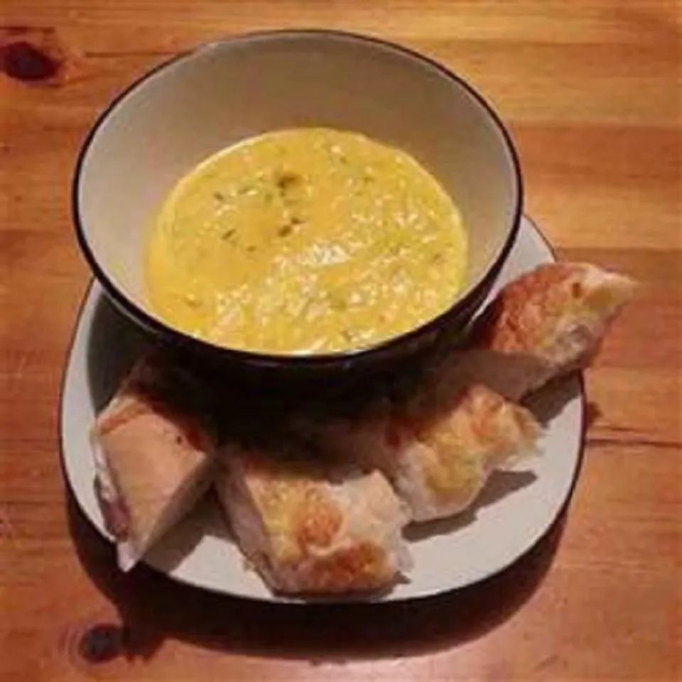 Green Curry, Pumpkin, and Coriander Soup