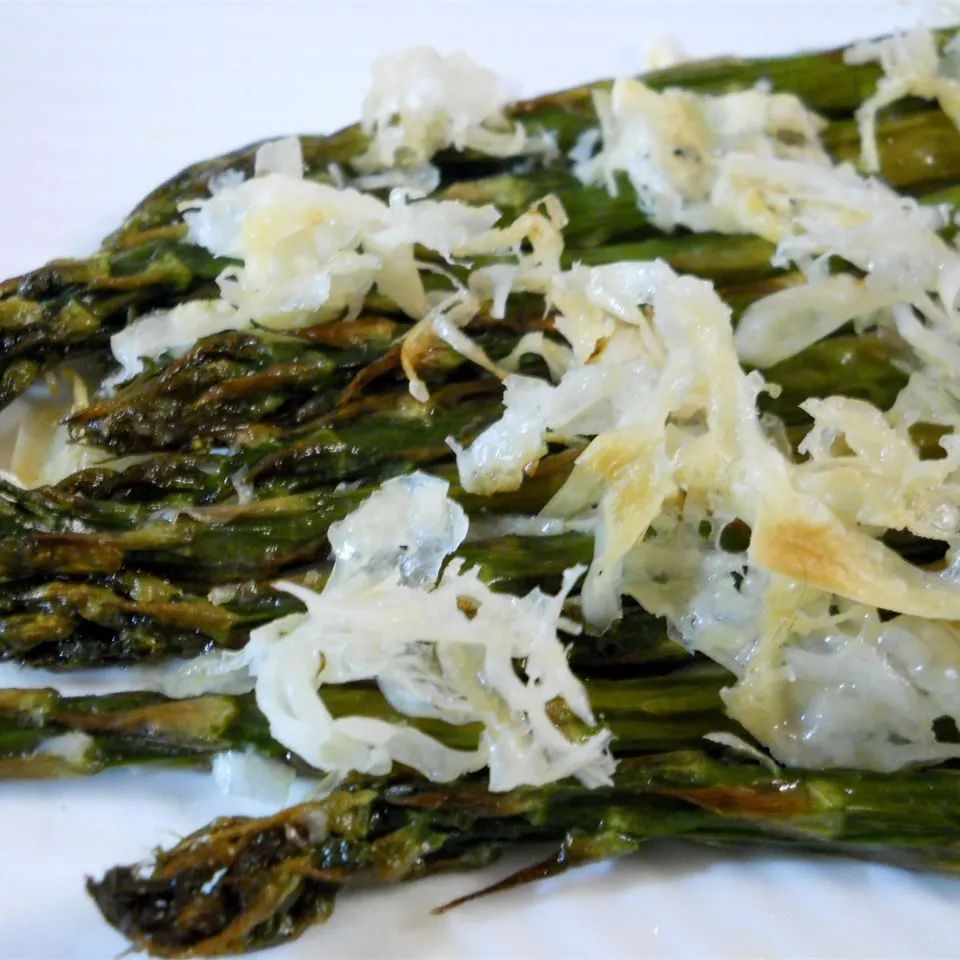 Broiled Asparagus Parmesan