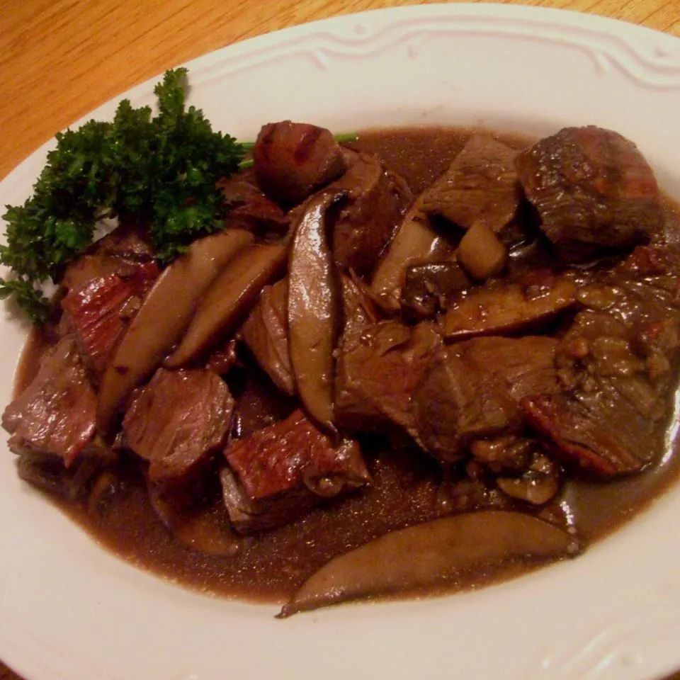 Steak Tips with Mushroom Sauce