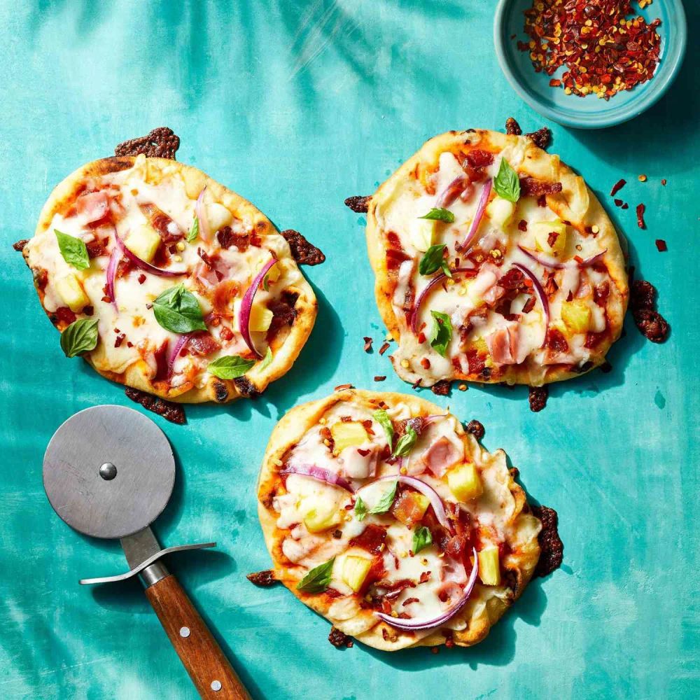 Mini Naan Hawaiian Pizza