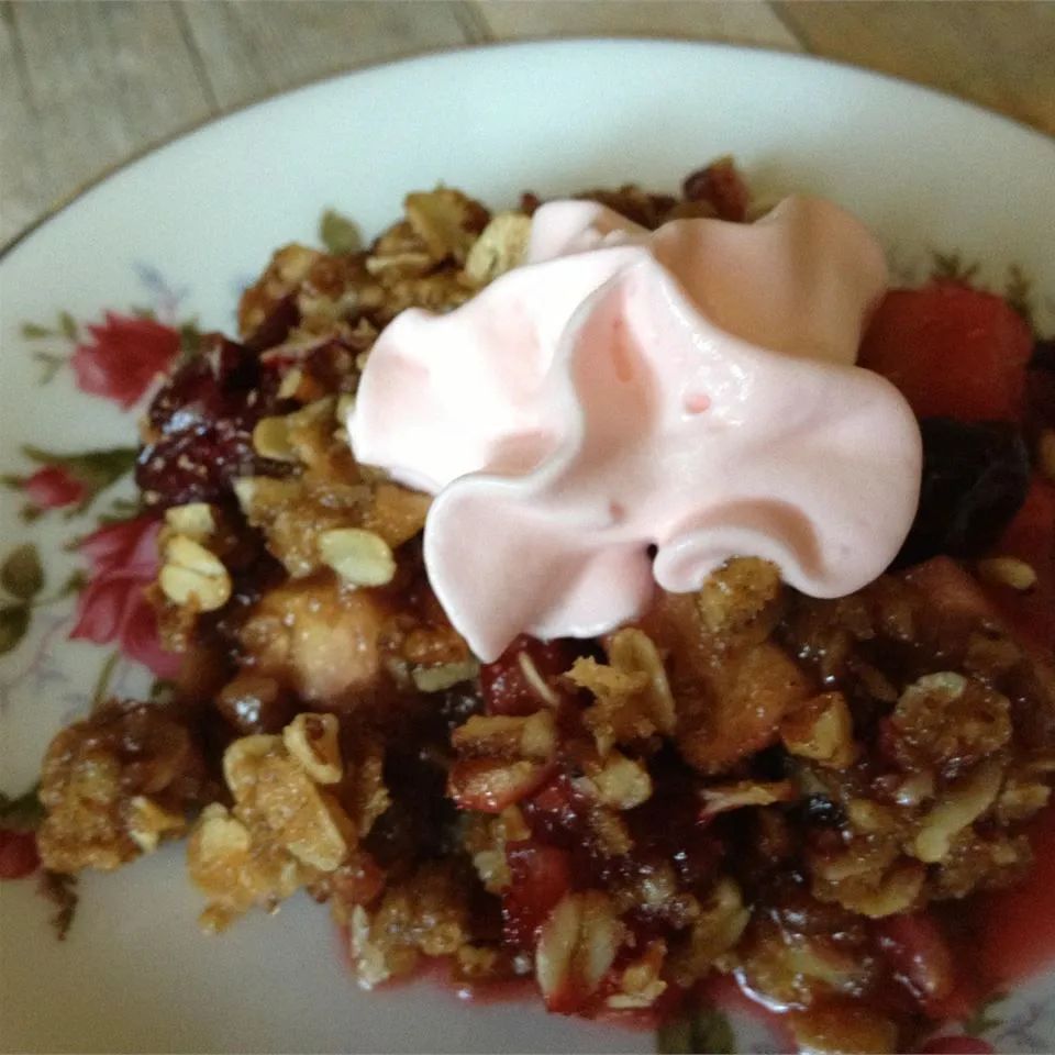 Traditional Cranberry Apple Crisp