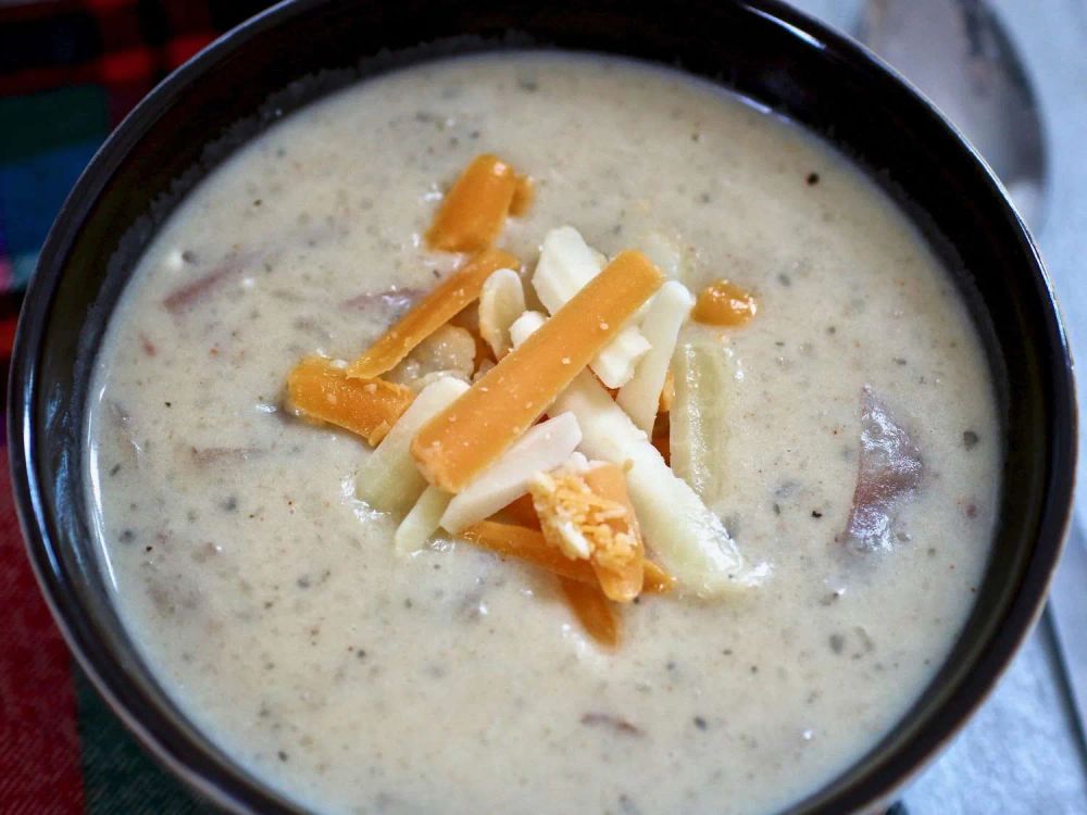 Potato Soup with Cream Cheese