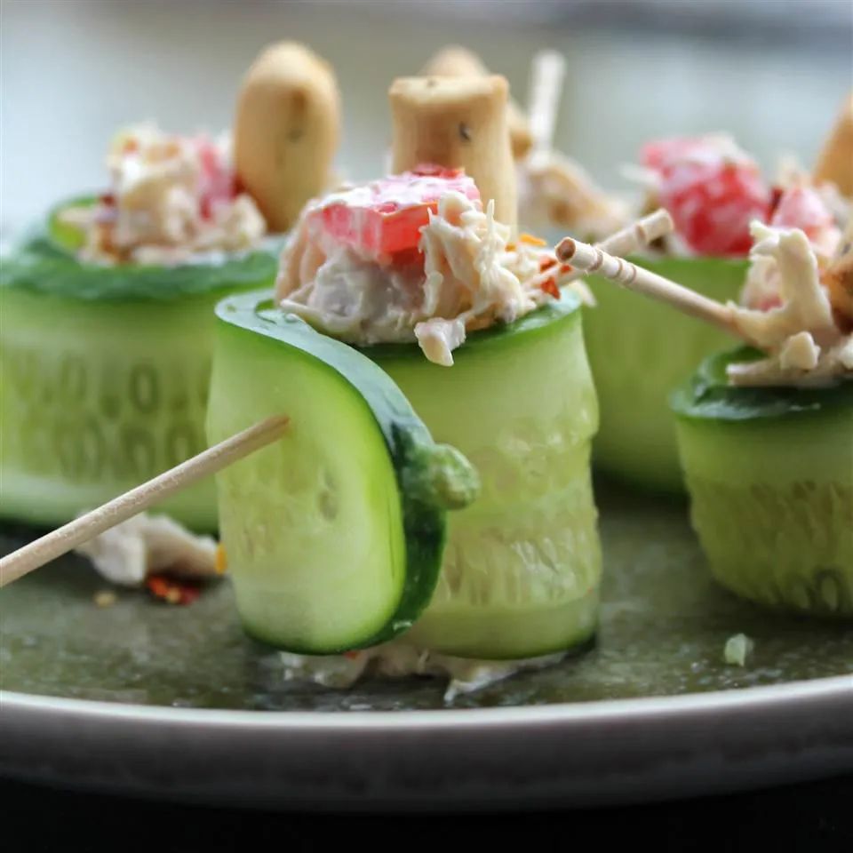 Cucumber Chicken Roll-ups