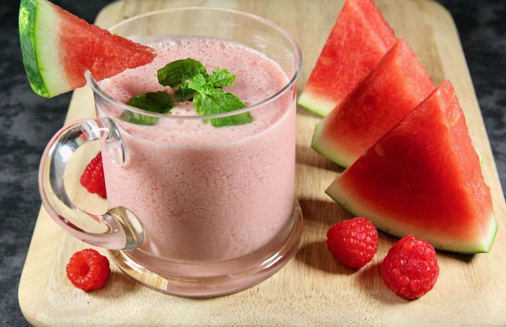 Watermelon-Raspberry Smoothie