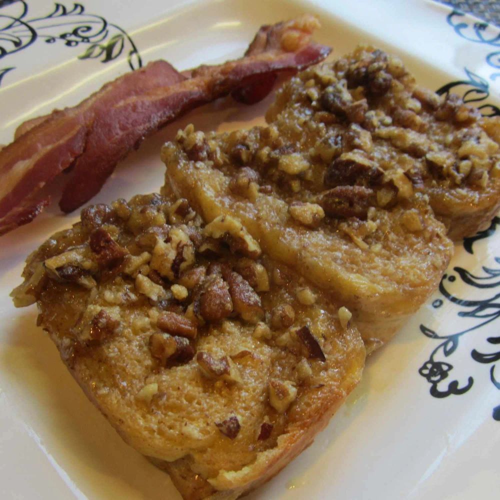 Grandma Re's Baguette French Toast Casserole