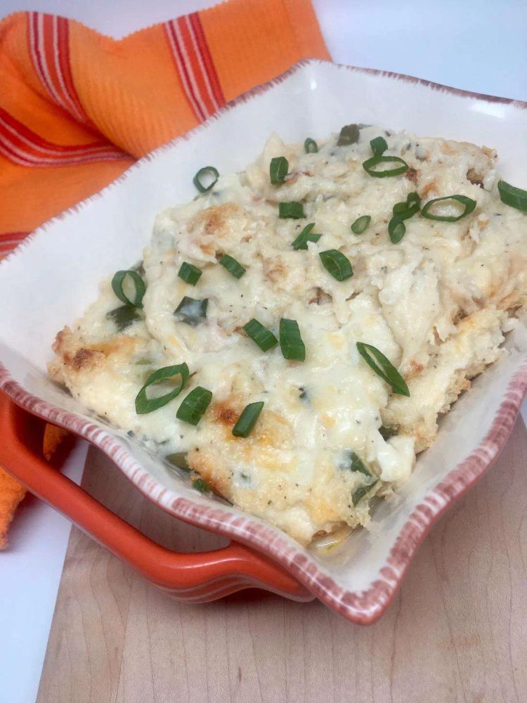 Mama's Famous Cheesy Mashed Potato Casserole