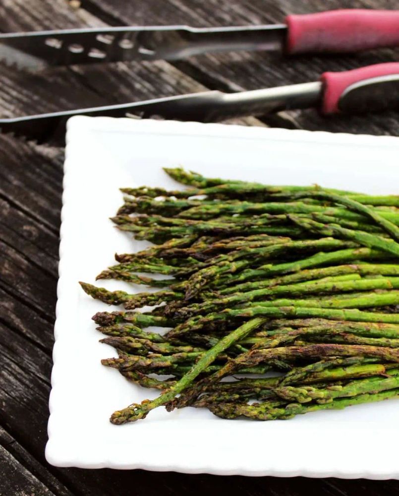 Drunken Grilled Asparagus