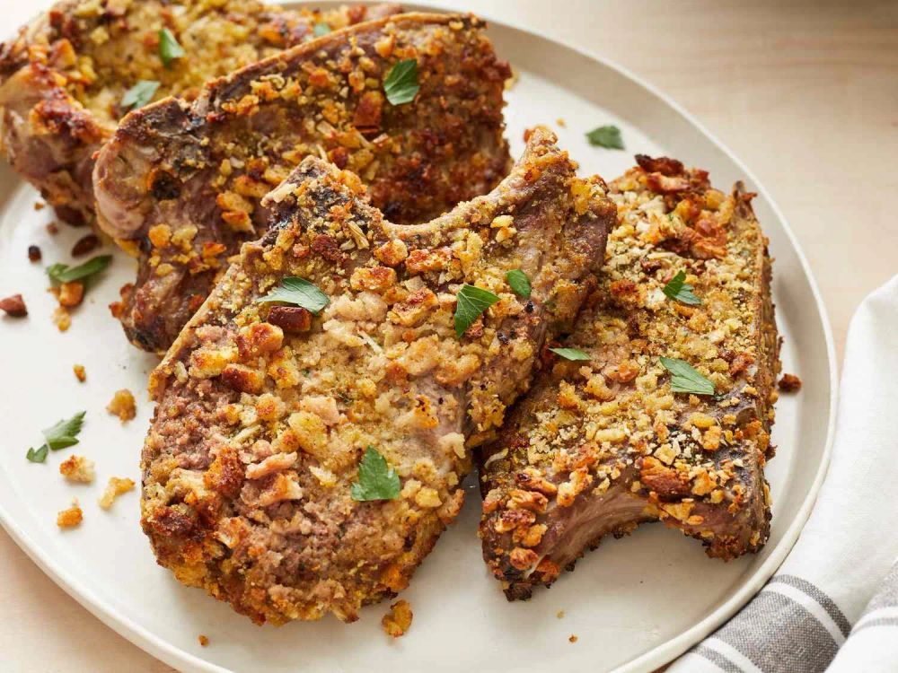 Oven-Fried Pork Chops