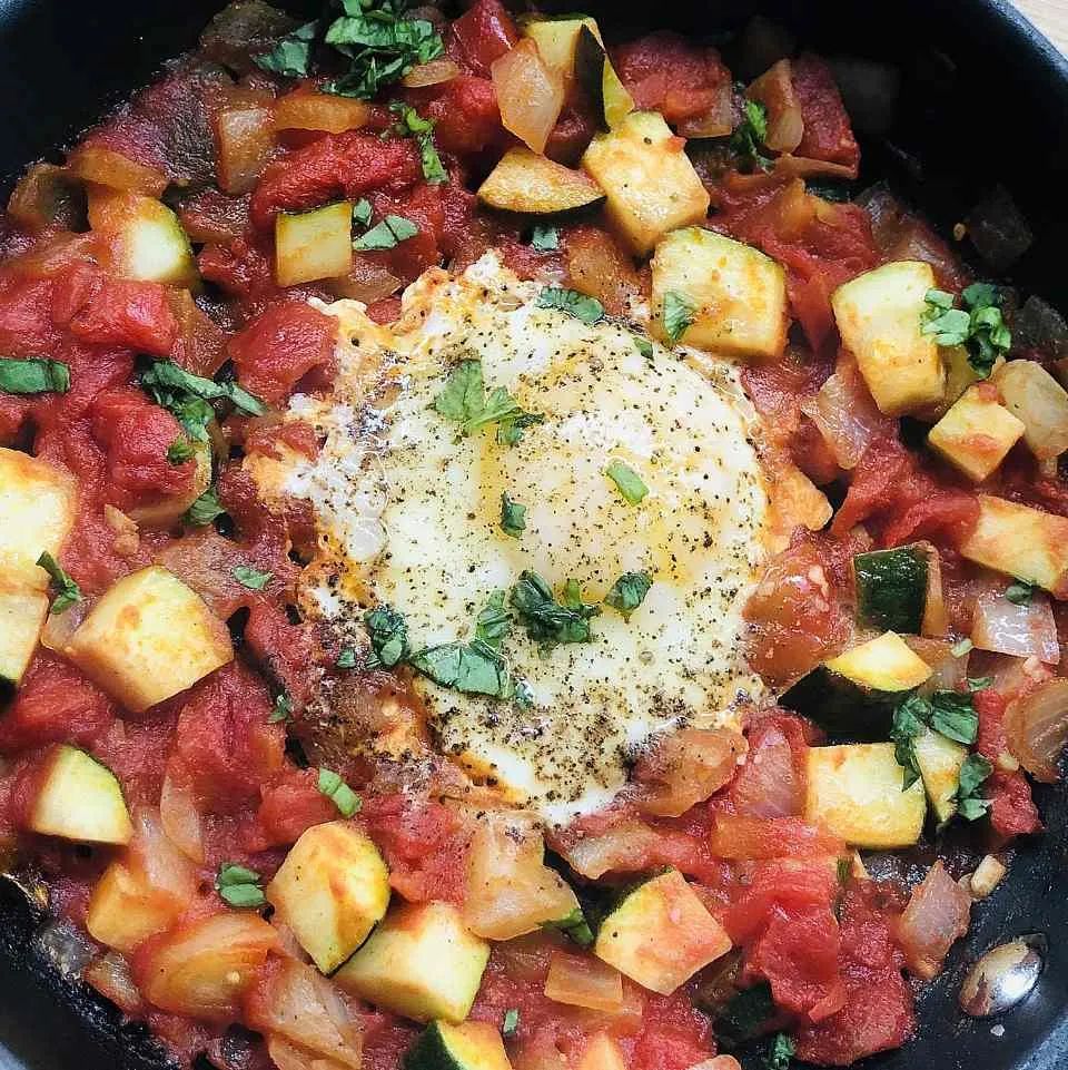 Shakshuka (Middle Eastern Breakfast Dish)