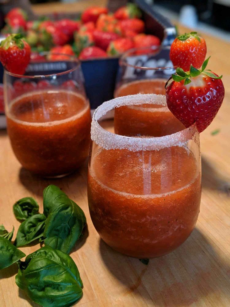 Strawberry Basil Margarita