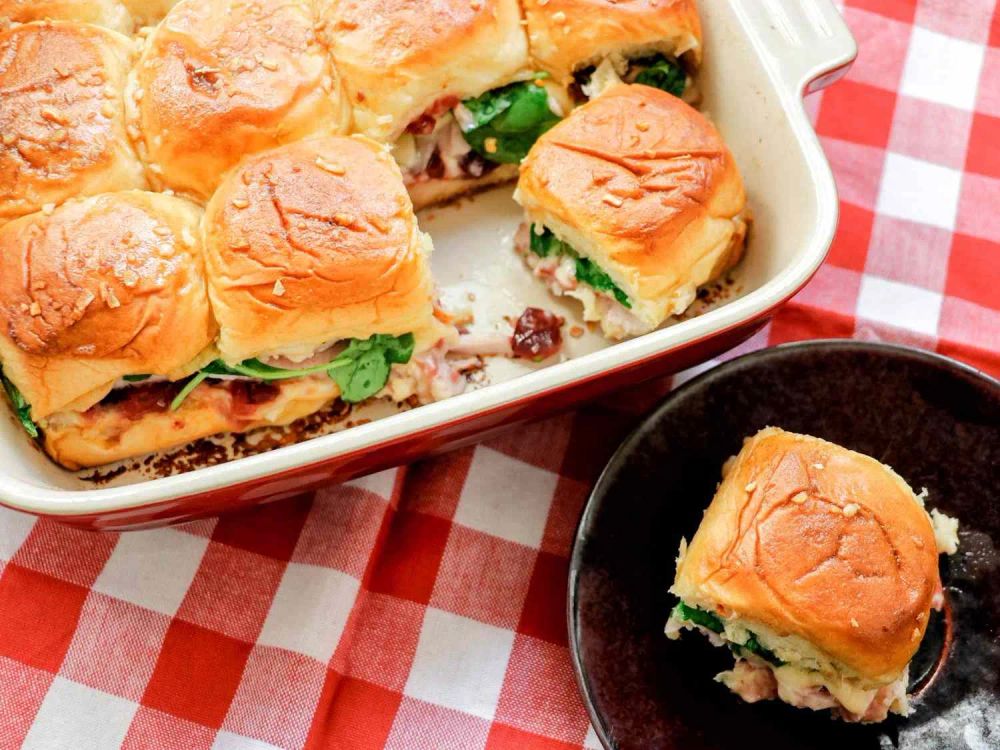 Baked Turkey and Cranberry Sliders